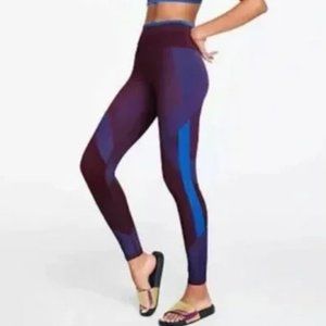 Victoria’s Secret PINK Cool & Comfy Purple & Blue High Waist Leggings sz S
